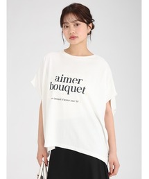 パールプリントTシャツ