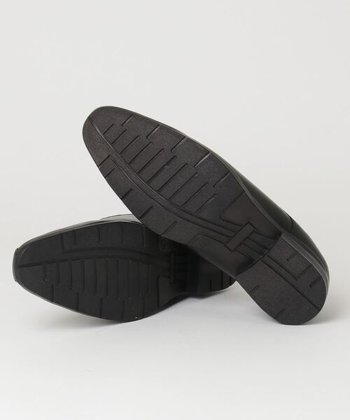 PR01.(ピーアールワン)の「Robe pleine スワールモカシン 外羽根スクエア レザーシューズ(ドレスシューズ・メンズ・ブラック・44/41/42/43/40)」の4枚目の写真