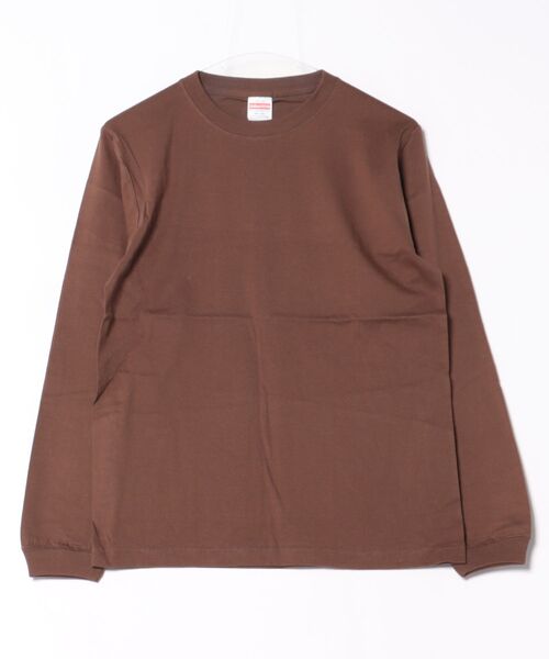 CERCA(チェルカ)の「United Athle/5.6オンス ロングスリーブリブ 無地 Tシャツ(Tシャツ/カットソー・メンズ・エンジ/ネイビー/グレー/ライム/グリーン/サファリグリーン/バイオレット/キャメル/ナチュラル/サンドベージュ/ライトオリーブ/グレイッシュブルー/スミクロ/バーガンディー/ホワイト/エメラルドブルー/アッシュグレー/ブラック/ダークブラウン/ロイヤルブルー/ライトピンク・SMALL/X-LARGE/MEDIUM/LARGE)」の7枚目の写真