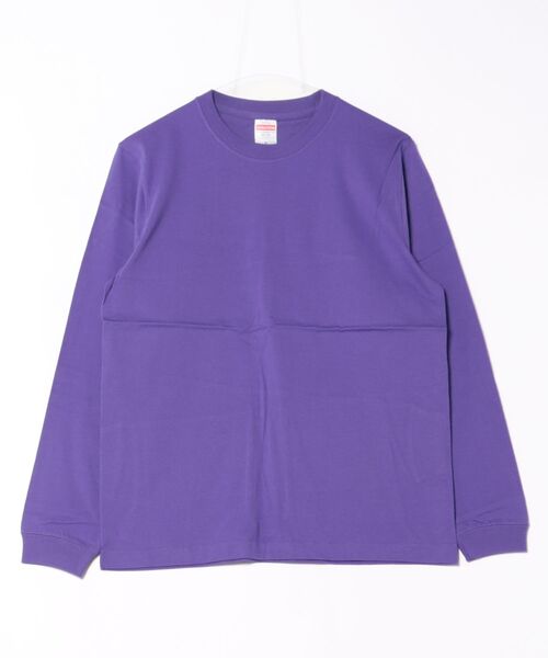 CERCA(チェルカ)の「United Athle/5.6オンス ロングスリーブリブ 無地 Tシャツ(Tシャツ/カットソー・メンズ・エンジ/ネイビー/グレー/ライム/グリーン/サファリグリーン/バイオレット/キャメル/ナチュラル/サンドベージュ/ライトオリーブ/グレイッシュブルー/スミクロ/バーガンディー/ホワイト/エメラルドブルー/アッシュグレー/ブラック/ダークブラウン/ロイヤルブルー/ライトピンク・SMALL/X-LARGE/MEDIUM/LARGE)」の18枚目の写真