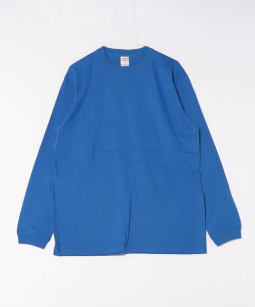 CERCA(チェルカ)の「United Athle/5.6オンス ロングスリーブリブ 無地 Tシャツ(Tシャツ/カットソー・メンズ・エンジ/ネイビー/グレー/ライム/グリーン/サファリグリーン/バイオレット/キャメル/ナチュラル/サンドベージュ/ライトオリーブ/グレイッシュブルー/スミクロ/バーガンディー/ホワイト/エメラルドブルー/アッシュグレー/ブラック/ダークブラウン/ロイヤルブルー/ライトピンク・SMALL/X-LARGE/MEDIUM/LARGE)」の16枚目の写真