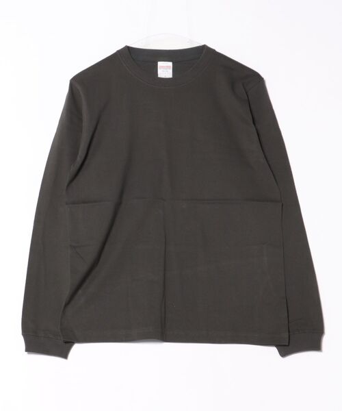 CERCA(チェルカ)の「United Athle/5.6オンス ロングスリーブリブ 無地 Tシャツ(Tシャツ/カットソー・メンズ・エンジ/ネイビー/グレー/ライム/グリーン/サファリグリーン/バイオレット/キャメル/ナチュラル/サンドベージュ/ライトオリーブ/グレイッシュブルー/スミクロ/バーガンディー/ホワイト/エメラルドブルー/アッシュグレー/ブラック/ダークブラウン/ロイヤルブルー/ライトピンク・SMALL/X-LARGE/MEDIUM/LARGE)」の4枚目の写真