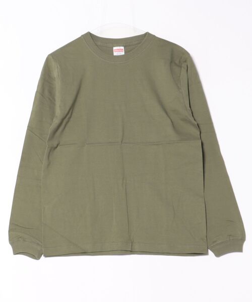 CERCA(チェルカ)の「United Athle/5.6オンス ロングスリーブリブ 無地 Tシャツ(Tシャツ/カットソー・メンズ・エンジ/ネイビー/グレー/ライム/グリーン/サファリグリーン/バイオレット/キャメル/ナチュラル/サンドベージュ/ライトオリーブ/グレイッシュブルー/スミクロ/バーガンディー/ホワイト/エメラルドブルー/アッシュグレー/ブラック/ダークブラウン/ロイヤルブルー/ライトピンク・SMALL/X-LARGE/MEDIUM/LARGE)」の12枚目の写真