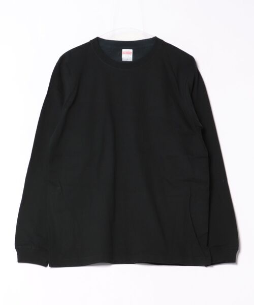 CERCA(チェルカ)の「United Athle/5.6オンス ロングスリーブリブ 無地 Tシャツ(Tシャツ/カットソー・メンズ・エンジ/ネイビー/グレー/ライム/グリーン/サファリグリーン/バイオレット/キャメル/ナチュラル/サンドベージュ/ライトオリーブ/グレイッシュブルー/スミクロ/バーガンディー/ホワイト/エメラルドブルー/アッシュグレー/ブラック/ダークブラウン/ロイヤルブルー/ライトピンク・SMALL/X-LARGE/MEDIUM/LARGE)」の3枚目の写真