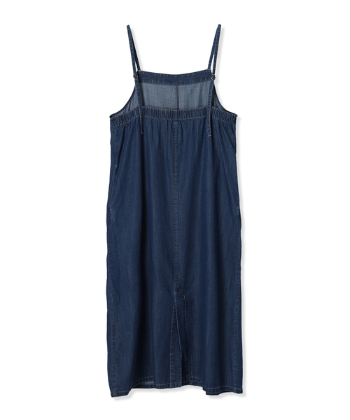 Petit Honfleur（プチオンフルール）の「デニムキャミソールワンピース（ワンピース・レディース・ブルー/ネイビー・11号/9号）」の4枚目の写真