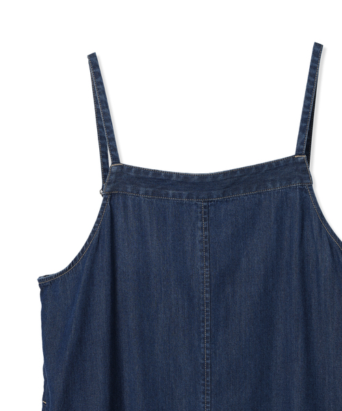 Petit Honfleur（プチオンフルール）の「デニムキャミソールワンピース（ワンピース・レディース・ブルー/ネイビー・11号/9号）」の5枚目の写真
