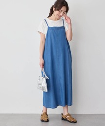 デニムキャミソールワンピース