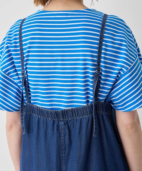 Petit Honfleur（プチオンフルール）の「デニムキャミソールワンピース（ワンピース・レディース・ブルー/ネイビー・11号/9号）」の12枚目の写真