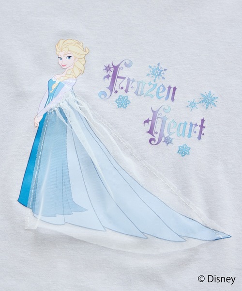 pairmanon（ペアマノン）の「【Disney】【ディズニープリンセス】モチーフ付き キャラクタープリント 半袖Tシャツ（Tシャツ/カットソー・キッズ・ブルー/ホワイト/ホワイト系その他/ピンク/パープル・100/110/120/130/140/80/90）」の21枚目の写真