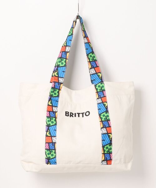 TONE SELECT WEAR(トーンセレクトウェア)の「【BRITTO】 キャンバス トート(トートバッグ・メンズ・ベージュ系その他2/ブラック系その他2/ベージュ系その他/ブラック系その他・FREE)」の1枚目の写真