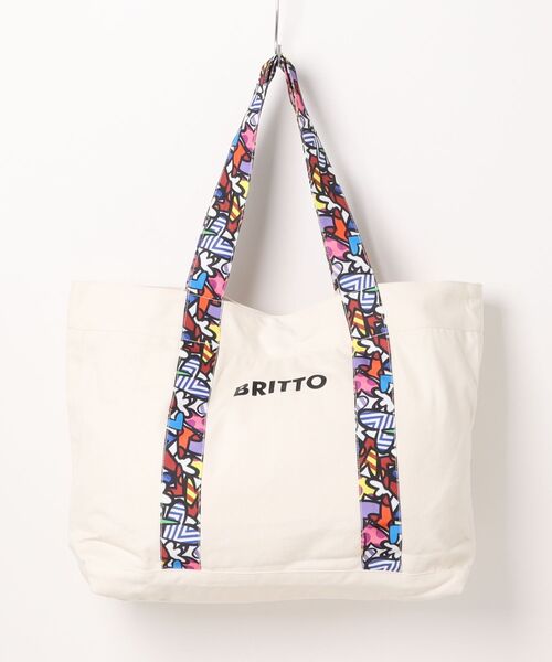 TONE SELECT WEAR(トーンセレクトウェア)の「【BRITTO】 キャンバス トート(トートバッグ・メンズ・ベージュ系その他2/ブラック系その他2/ベージュ系その他/ブラック系その他・FREE)」の4枚目の写真