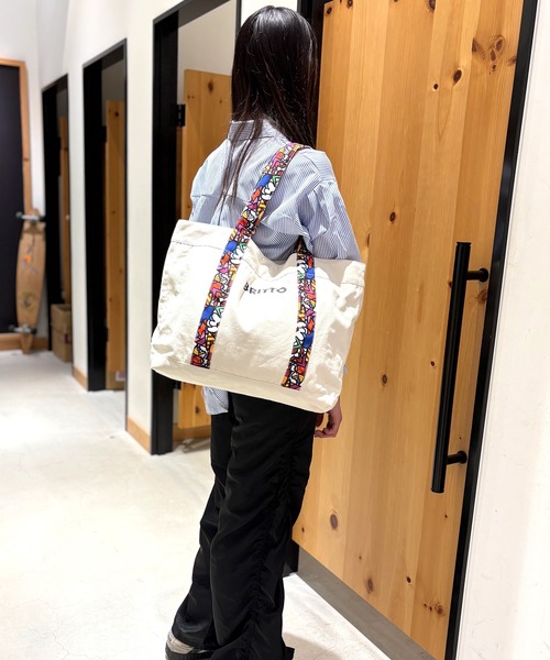 TONE SELECT WEAR(トーンセレクトウェア)の「【BRITTO】 キャンバス トート(トートバッグ・メンズ・ベージュ系その他2/ブラック系その他2/ベージュ系その他/ブラック系その他・FREE)」の12枚目の写真