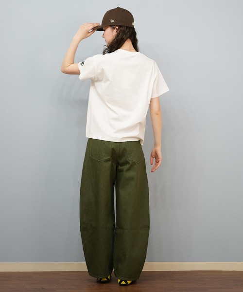 Kappa（カッパ）の「Kappa/カッパ Kappa 半袖Tシャツ ブランドロゴ サガラ刺繍 215937（Tシャツ/カットソー・レディース・ホワイト/ライトブルー/ブラック・L/M）」の8枚目の写真
