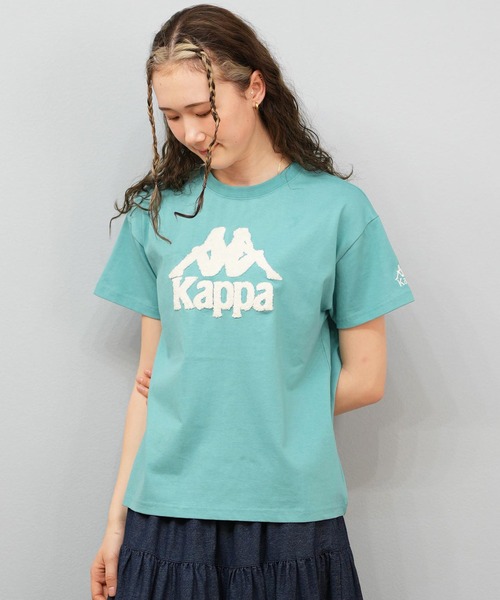 Kappa/カッパ Kappa 半袖Tシャツ ブランドロゴ サガラ刺繍