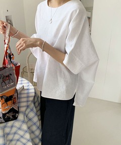 THE LOOM/ザ ルーム】 LINEN プルオーバー（Tシャツ/カットソー