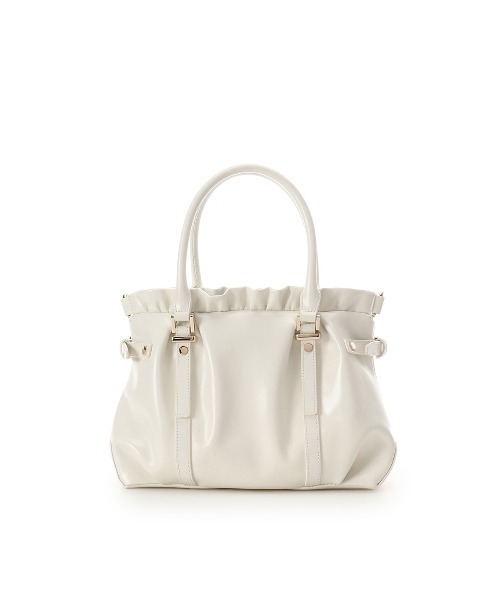 Samantha Thavasa（サマンサタバサ）の「サマンサ ルプリュ・ミニョン ハンドバッグ[Revival Collection]（ハンドバッグ・レディース・オフホワイト/ピンク/ブラック・FREE）」の12枚目の写真