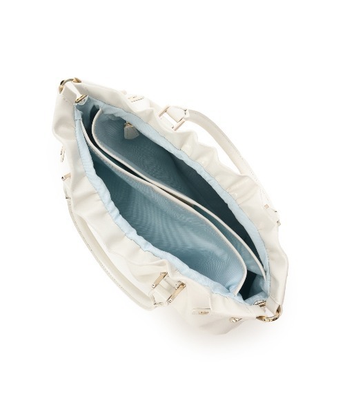 Samantha Thavasa（サマンサタバサ）の「サマンサ ルプリュ・ミニョン ハンドバッグ[Revival Collection]（ハンドバッグ・レディース・オフホワイト/ピンク/ブラック・FREE）」の13枚目の写真