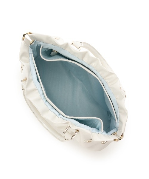 Samantha Thavasa（サマンサタバサ）の「サマンサ ルプリュ・ミニョン ハンドバッグ[Revival Collection]（ハンドバッグ・レディース・オフホワイト/ピンク/ブラック・FREE）」の14枚目の写真