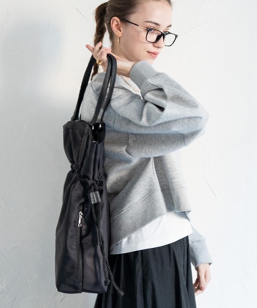 HAYNI(ヘイニ)の「Gosare ゴサレ Lサイズ(トートバッグ・レディース・ブラック・FREE)」の6枚目の写真