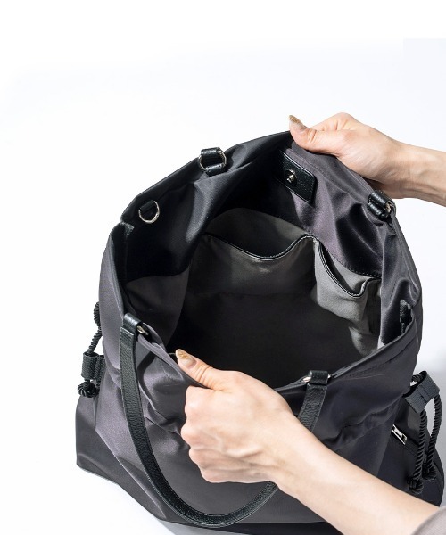 HAYNI(ヘイニ)の「Gosare ゴサレ Lサイズ(トートバッグ・レディース・ブラック・FREE)」の18枚目の写真