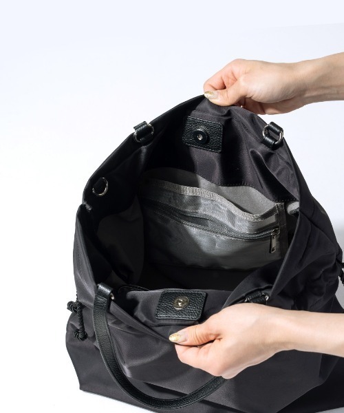 HAYNI(ヘイニ)の「Gosare ゴサレ Lサイズ(トートバッグ・レディース・ブラック・FREE)」の17枚目の写真