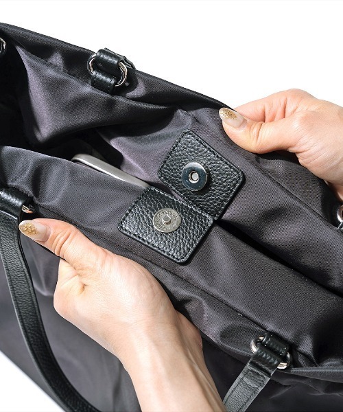 HAYNI(ヘイニ)の「Gosare ゴサレ Lサイズ(トートバッグ・レディース・ブラック・FREE)」の19枚目の写真