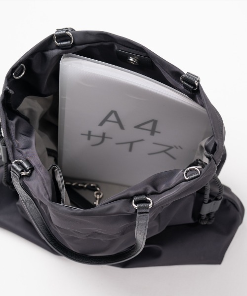 HAYNI(ヘイニ)の「Gosare ゴサレ Lサイズ(トートバッグ・レディース・ブラック・FREE)」の15枚目の写真