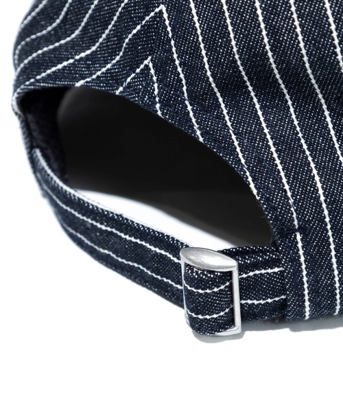 go slow caravan(ゴースローキャラバン)の「gワッペン デニム ショートバイザーキャップ(キャップ・メンズ・ダークインディゴブルー/ストライプ・FREE)」の21枚目の写真