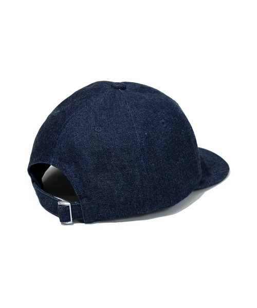 go slow caravan(ゴースローキャラバン)の「gワッペン デニム ショートバイザーキャップ(キャップ・メンズ・ダークインディゴブルー/ストライプ・FREE)」の10枚目の写真