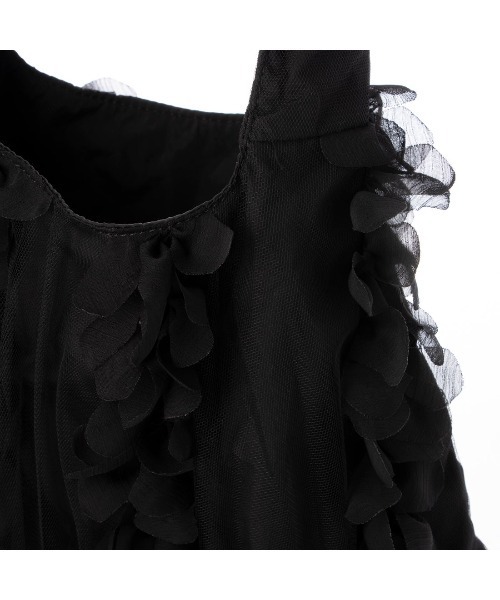 Mode et Jacomo（モードエジャコモ）の「【Casselini】フリルトートバッグ（ショルダーバッグ・レディース・パープル/オレンジ/ブラック・FREE）」の16枚目の写真