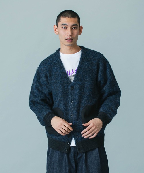 SILAS(サイラス)の「KNIT CARDIGAN(カーディガン/ボレロ・メンズ・チャコール/ネイビー・M/L)」の9枚目の写真
