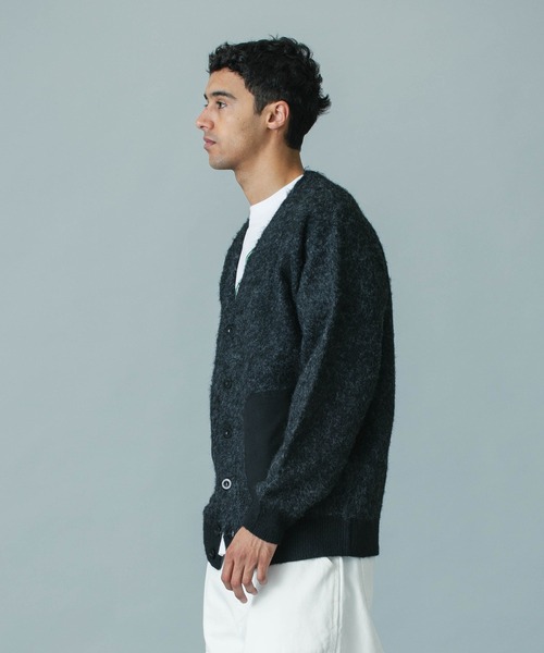 SILAS(サイラス)の「KNIT CARDIGAN(カーディガン/ボレロ・メンズ・チャコール/ネイビー・M/L)」の6枚目の写真