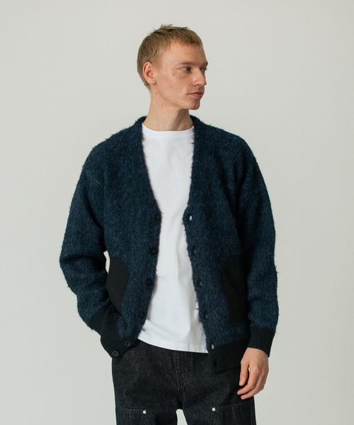 SILAS(サイラス)の「KNIT CARDIGAN(カーディガン/ボレロ・メンズ・チャコール/ネイビー・M/L)」の17枚目の写真