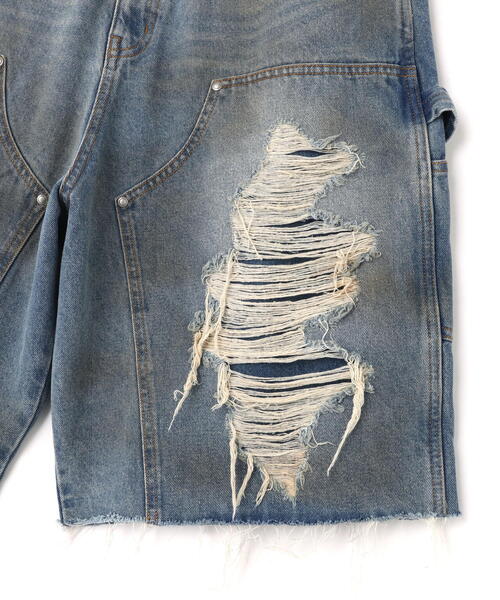 WHITELAND（ホワイトランド）の「WHITELAND/ホワイトランド/DENIM DOUBLE KNEE SHORT PANT（デニムパンツ・メンズ・その他35・F）」の7枚目の写真