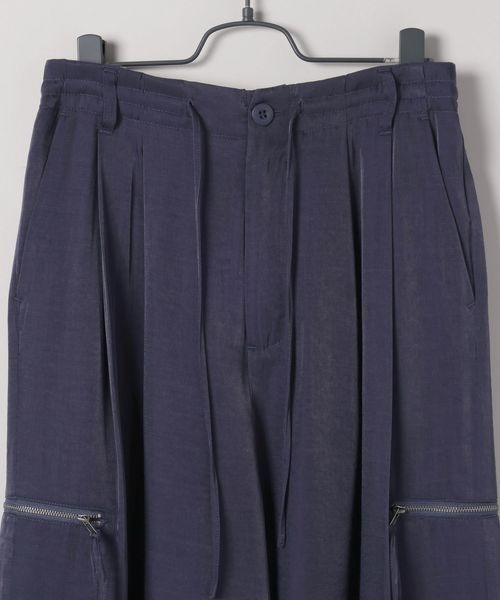 JEANASIS(ジーナシス)の「ZIPポケットサテンパンツ/496467(カーゴパンツ・レディース・ネイビー/グレー/ピンク・FREE)」の19枚目の写真