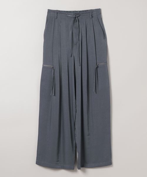 カシミヤパンツ C/F/W OX PLEATS HALF PANTS(S BLACK): Vintage｜THE SHOP YOHJI