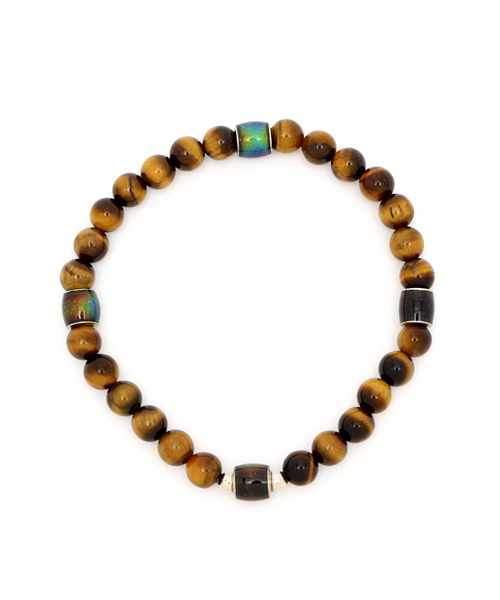 チャイハネ（チャイハネ）の「【チャイハネ】今の気分が分かる オーラブレスレット（ブレスレット・レディース・ターコイズブルー/ブラック系その他/ストーン/ブラウン系その他/ピンク系その他・FREE）」の8枚目の写真