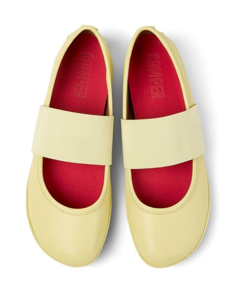 CAMPER（カンペール）の「[カンペール] RIGHT NINA / フラットシューズ（バレエシューズ・レディース・イエロー・23.0cm/25.0cm/24.0cm/23.5cm/22.5cm）」の4枚目の写真