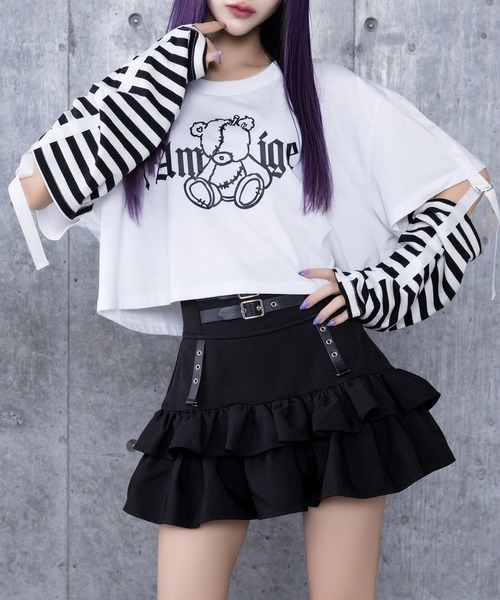 Amilige アミリージュ トップス Amazon.co.jp: Amilige アミリージュ 地雷 くまトップス