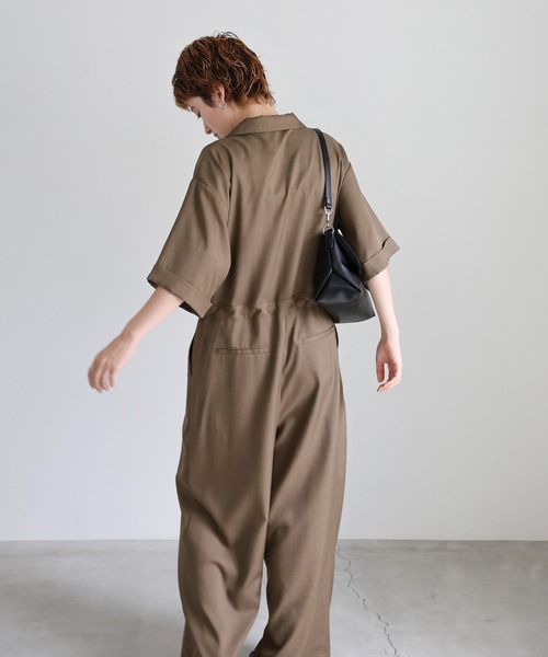 オープンカラーオールインワン（つなぎ/オールインワン）｜select MOCA