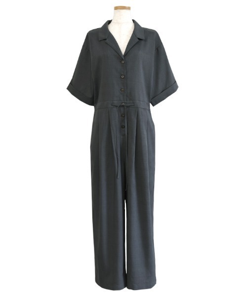 オープンカラーオールインワン（つなぎ/オールインワン）｜select MOCA