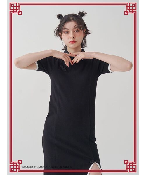 jouetie（ジュエティ）の「【TVアニメ『らんま1/2』jouetie】チャイナフィットワンピース（ワンピース・レディース・ブラック/ブルー/ピンク・MEDIUM）」の10枚目の写真