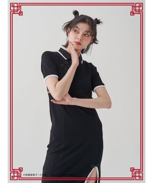 jouetie（ジュエティ）の「【TVアニメ『らんま1/2』jouetie】チャイナフィットワンピース（ワンピース・レディース・ブラック/ブルー/ピンク・MEDIUM）」の11枚目の写真