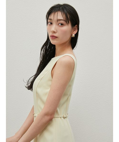 セール】SustainableベルティッドIラインワンピース（ワンピース