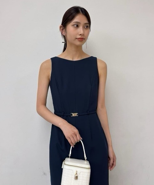 SustainableベルティッドIラインワンピース（ワンピース