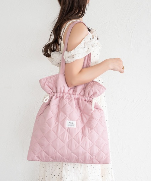 推し活【オシイロ】ナイロンキルティングトートバッグ（トートバッグ