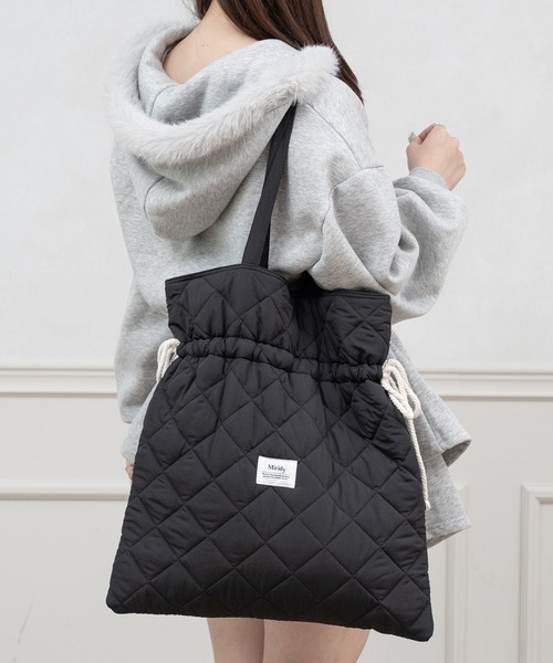 推し活【オシイロ】ナイロンキルティングトートバッグ（トートバッグ