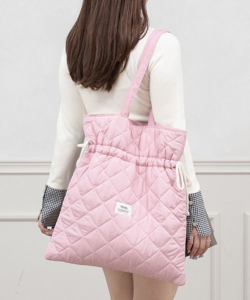 推し活【オシイロ】ナイロンキルティングトートバッグ（トートバッグ