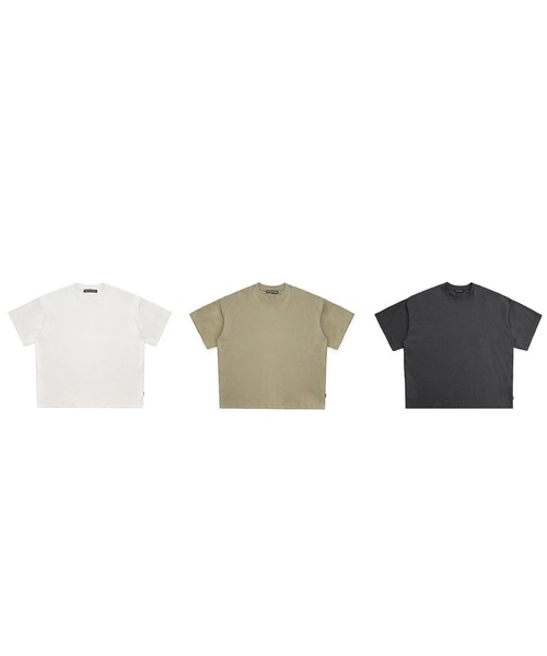 MASONPRINCE(メイソンプリンス)の「オーバーサイズ シンプル無地 Tシャツ DT4335【MASONPRINCE】(Tシャツ/カットソー・メンズ・ホワイト/グレー/カーキ・L/M/S)」の10枚目の写真