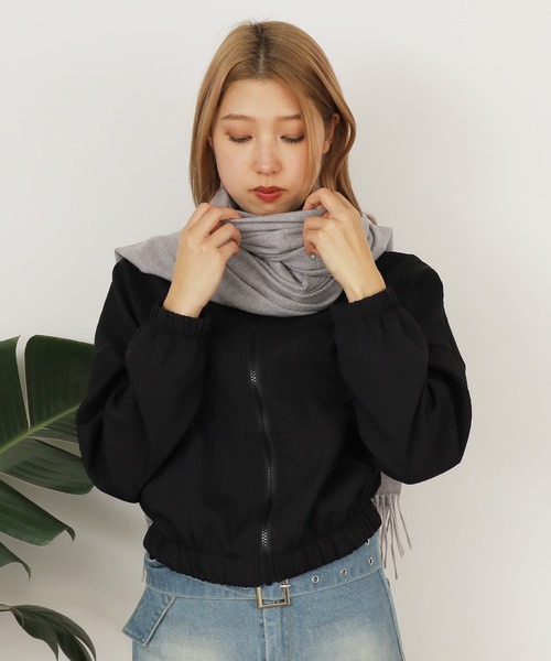 ROOPTOKYO（ループトウキョウ）の「マフラー ベーシック（マフラー・メンズ・グレー/イエロー/ダークグレー・FREE）」の2枚目の写真